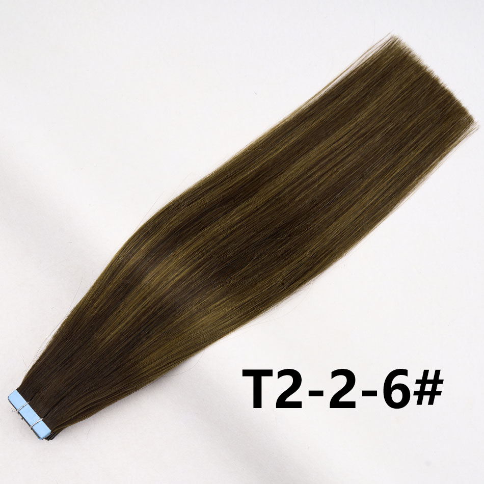 Fashion Highlight Tape In Hair - Invisible Tape In Extensions Real Hair ulasan dan harga