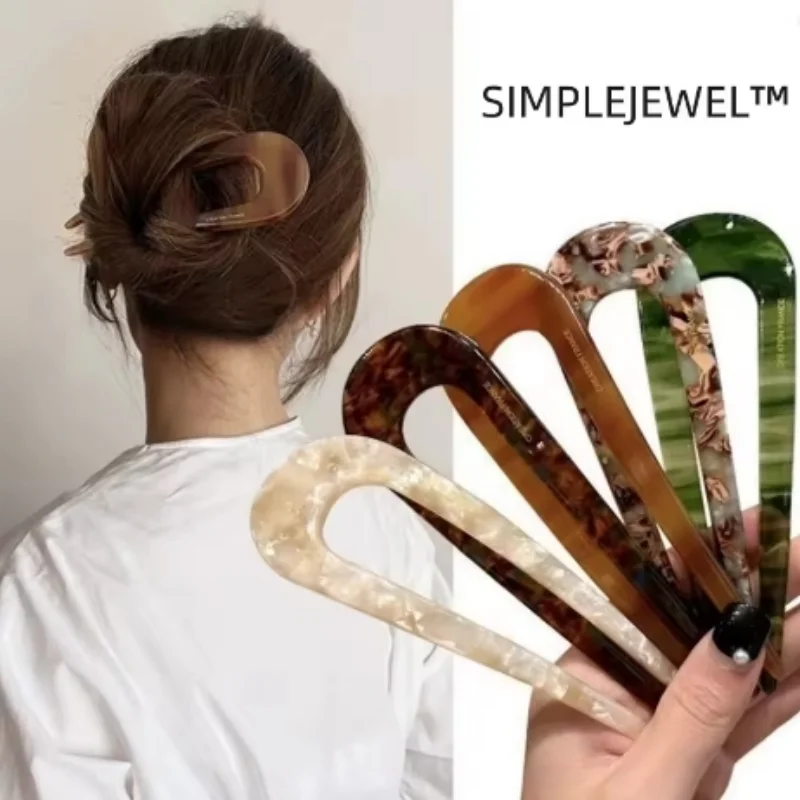 Elegant U-Shaped Hair Clips –  - Hair Bundles ulasan dan harga
