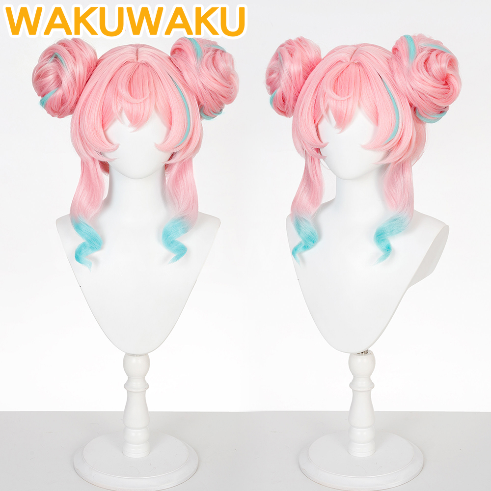 Hyacine Cosplay Wig Game Honka - Synthetic Wigs ulasan dan harga