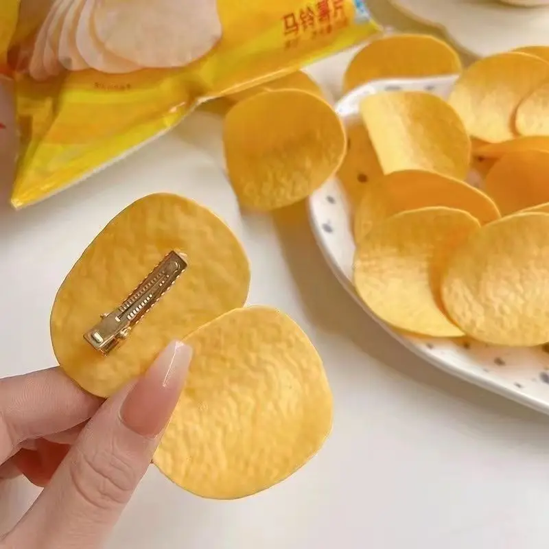 Simulation Potato Chip Hair Cl - Hair Bundles ulasan dan harga